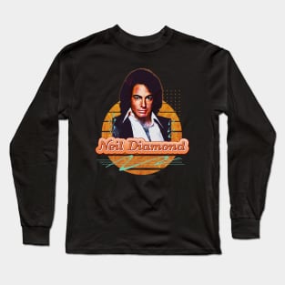 Neil Diamond \\ Retro Art Long Sleeve T-Shirt